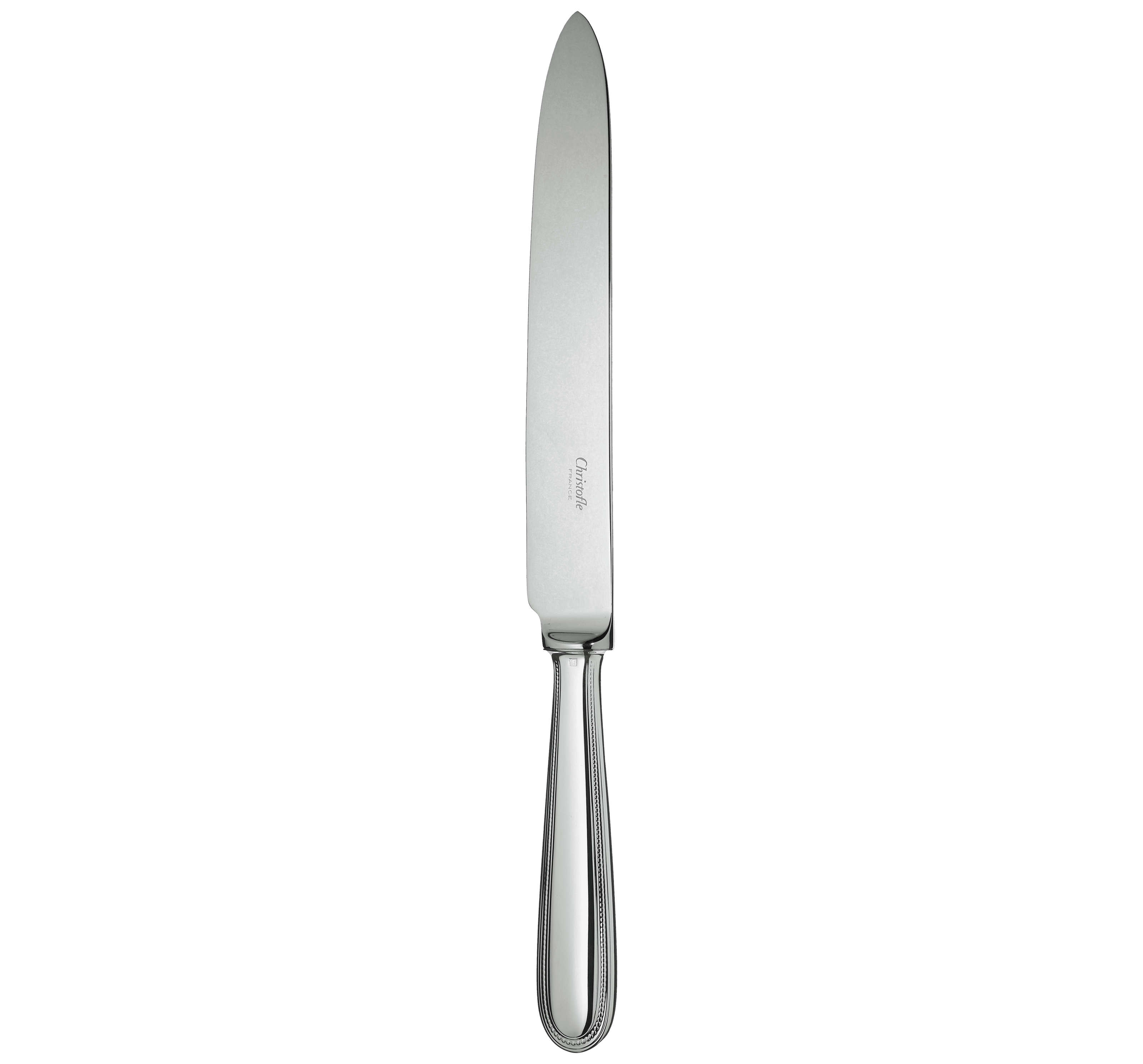 Christofle Perles Silver Plated Carving Knife