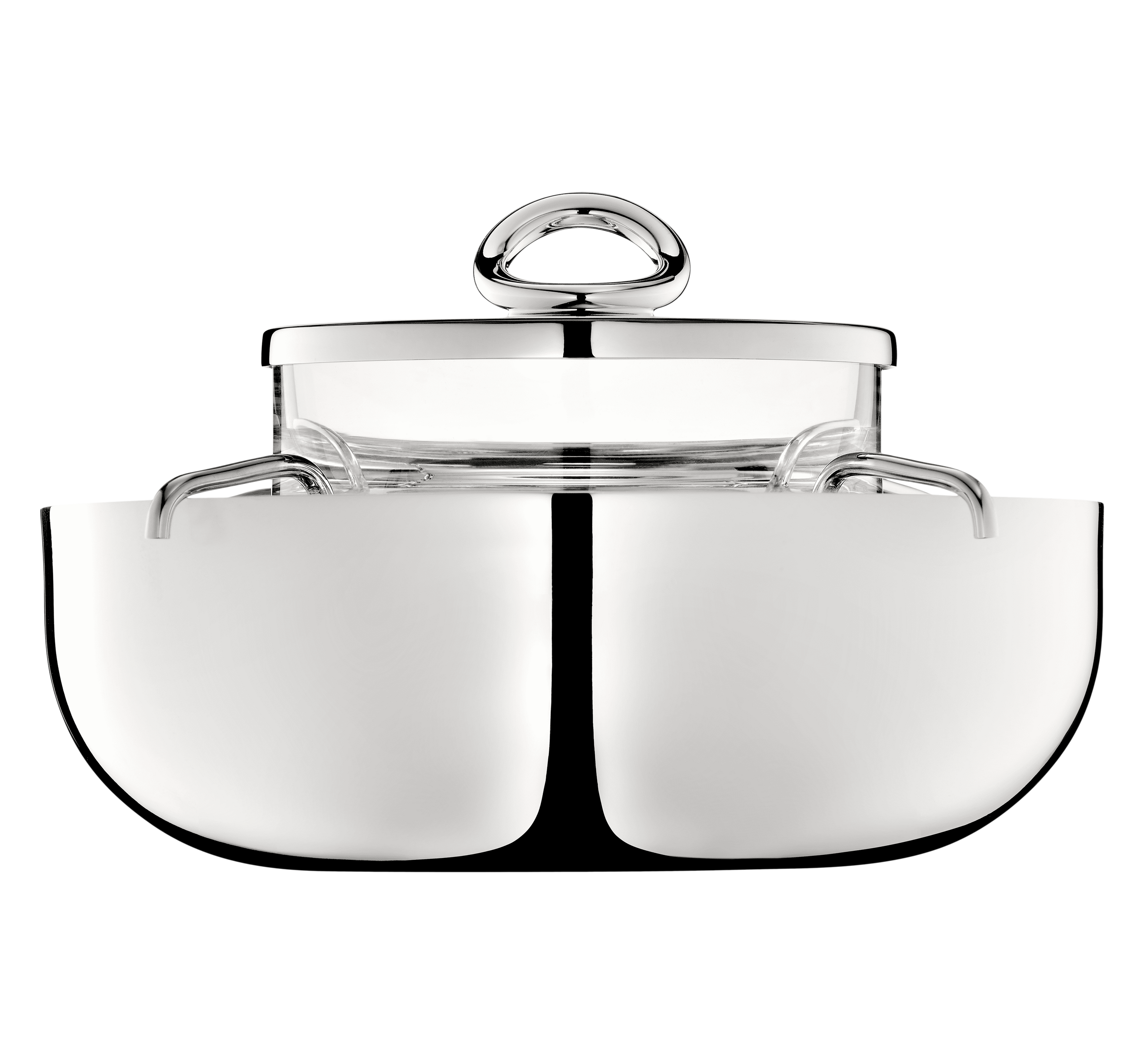 Christofle Vertigo Large Silver-Plated Caviar Serving Set