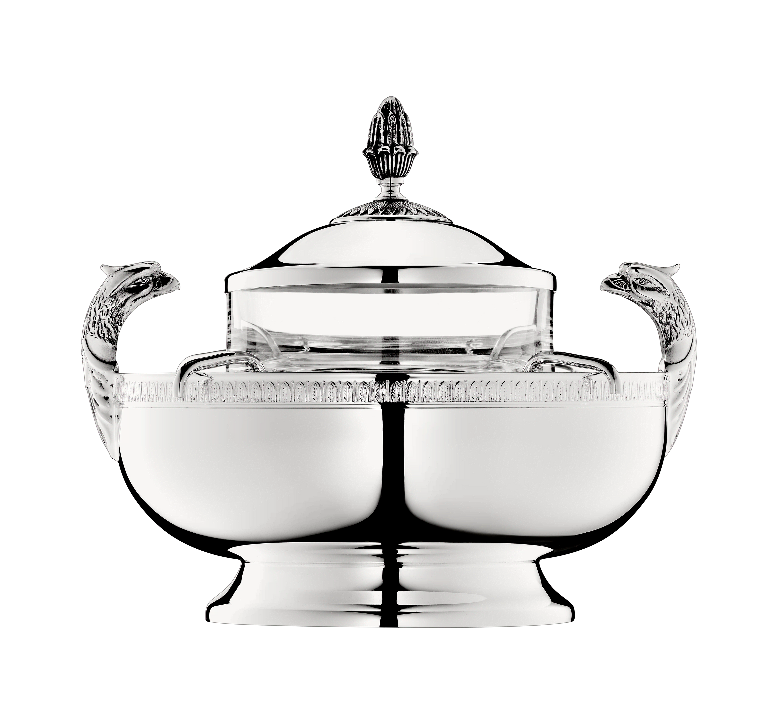Christofle Malmaison Silver-Plated Caviar Serving Set