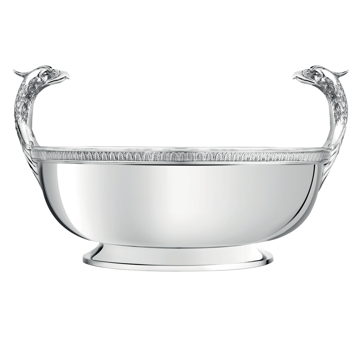 Christofle Malmaison Silver Plated Bowl "Tête D'Aigle" 23 Cm