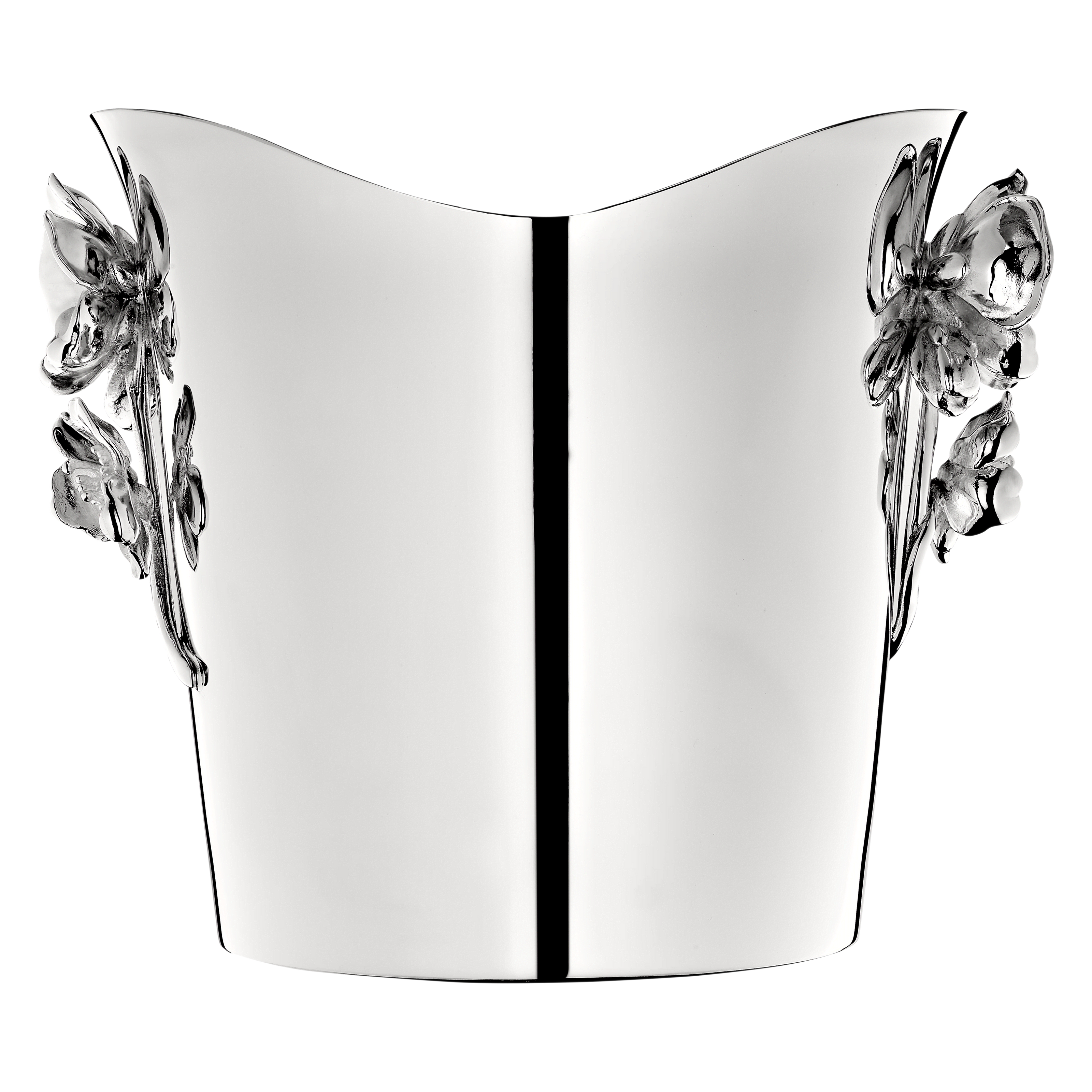 Christofle Anémone Silver Plated Champagne Bucket