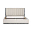 Michael Amini Pavira Bed with LED Lights - Stone