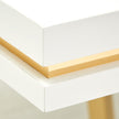 Michael Amini Palm Gate Rectangular Dining Table - Cloud White