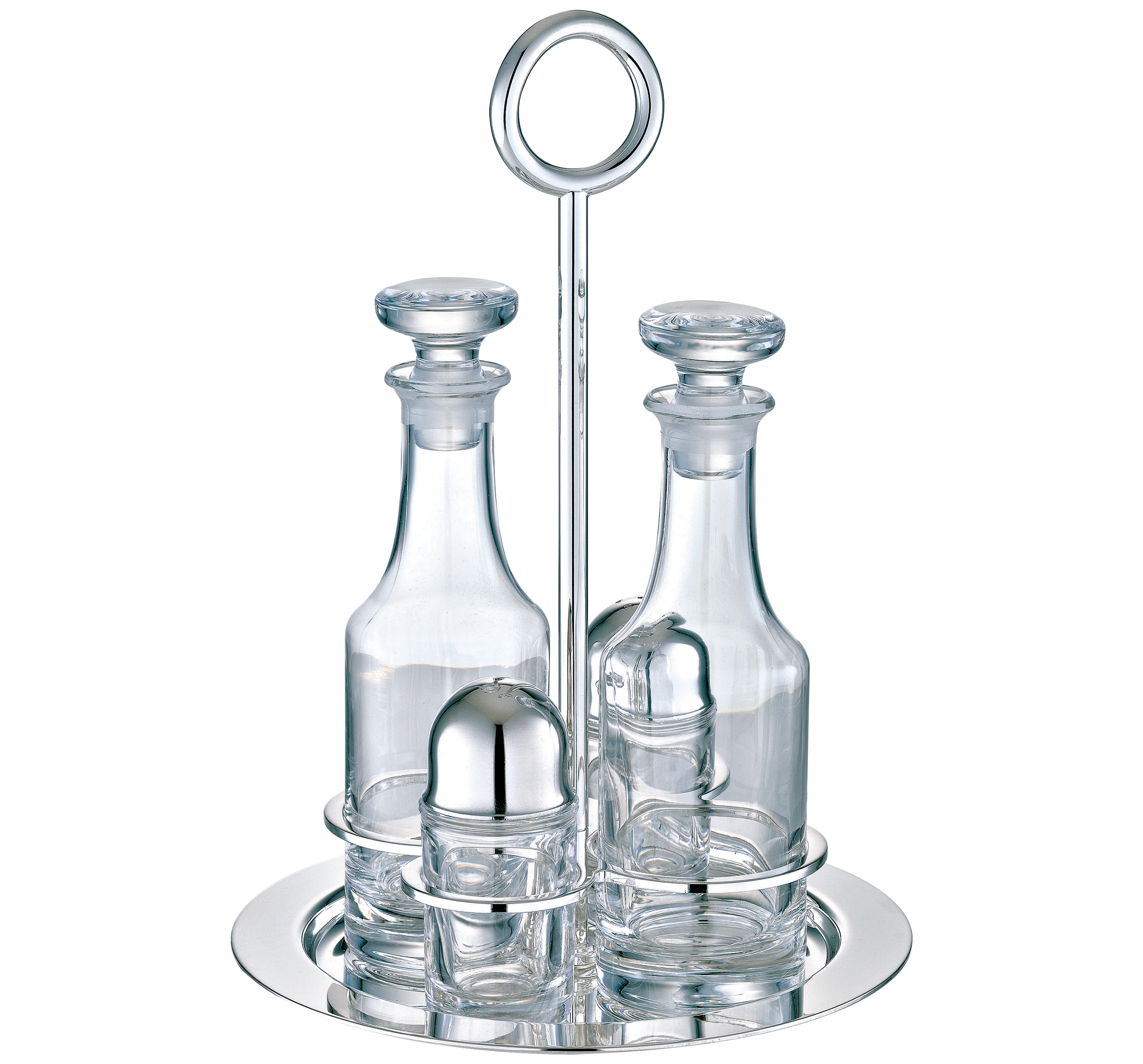 Christofle Vertigo Silver Plated Condiments - Set of 4