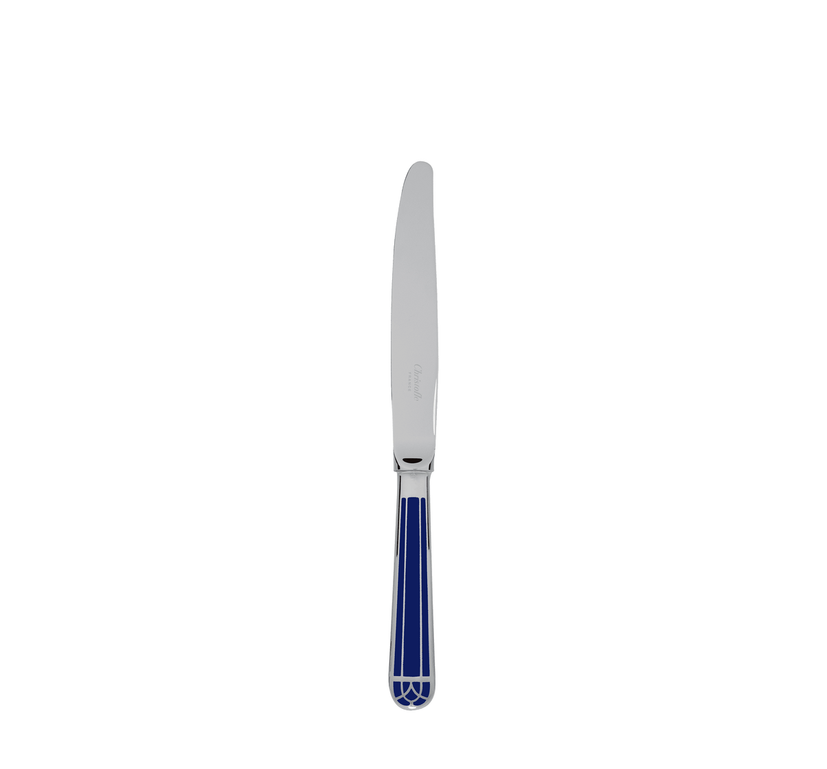 Christofle Talisman Silver Plated Dessert Knife Blue