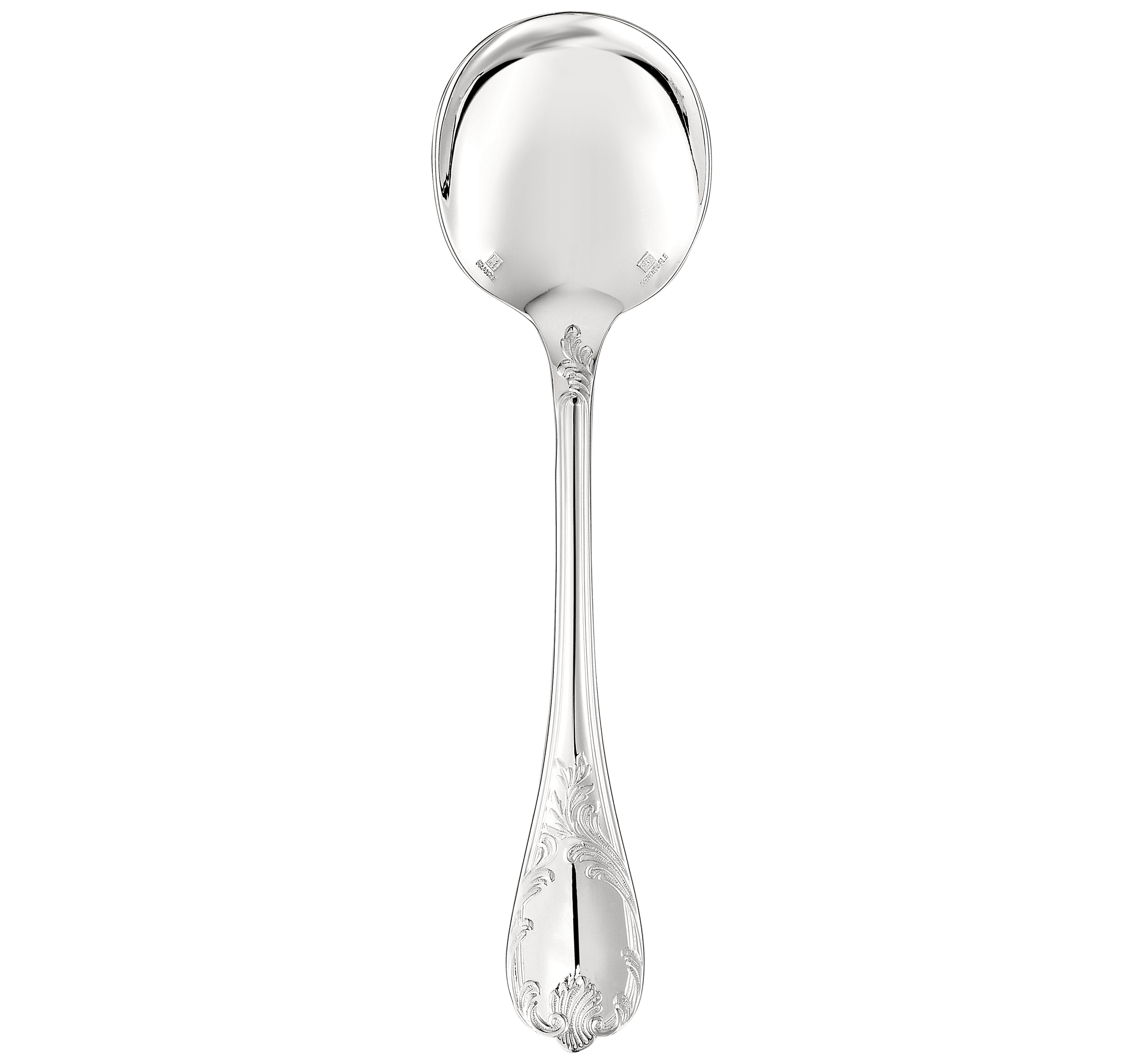 Christofle Marly Silver Plated Cream Soup Spoon