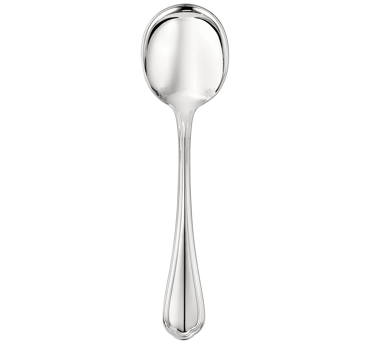 Christofle Spatours Silver Plated Cream Soup Spoon
