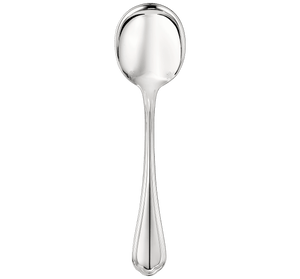 Christofle Spatours Silver Plated Cream Soup Spoon
