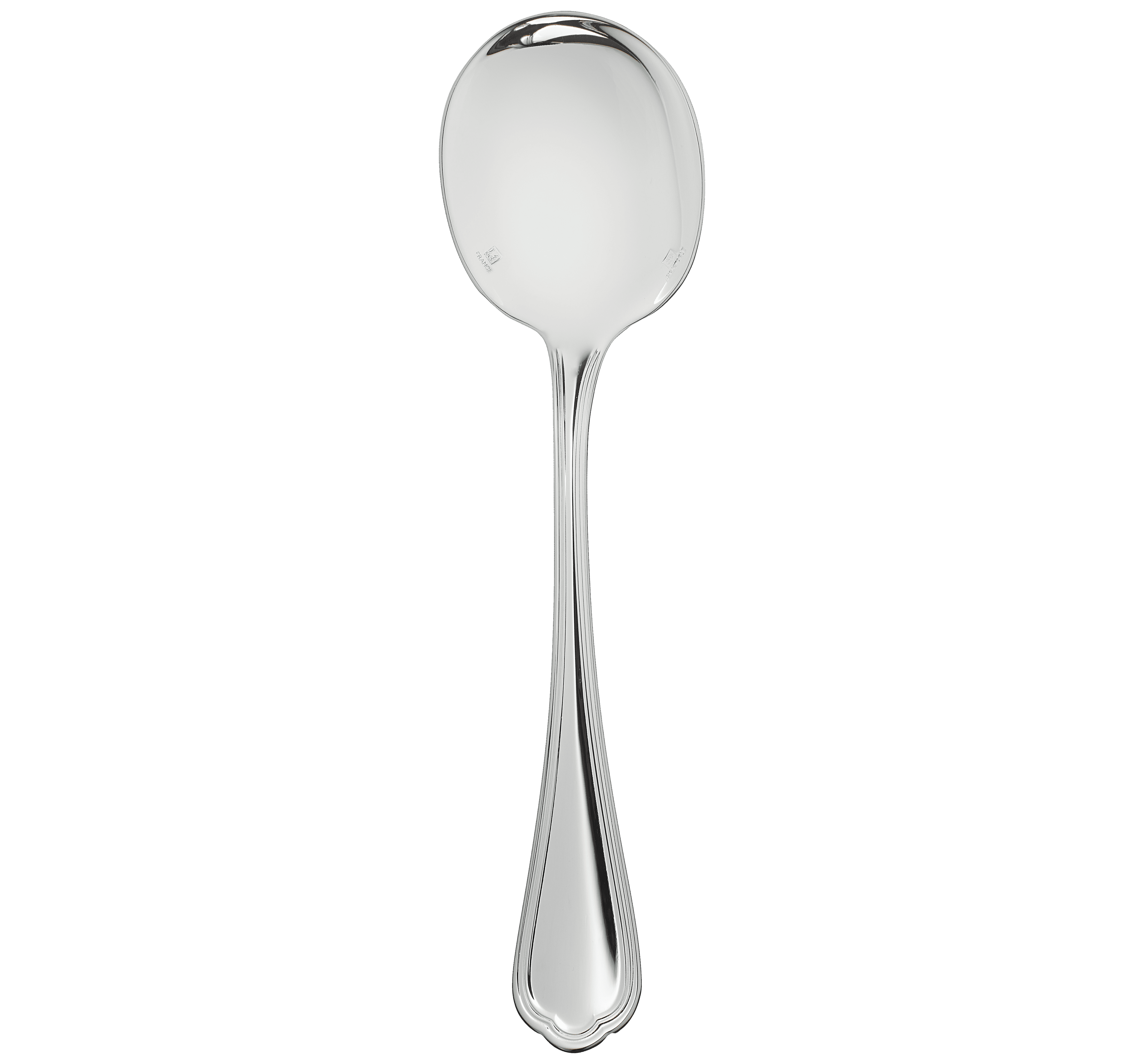 Christofle Spatours Silver Plated Cream Soup Spoon