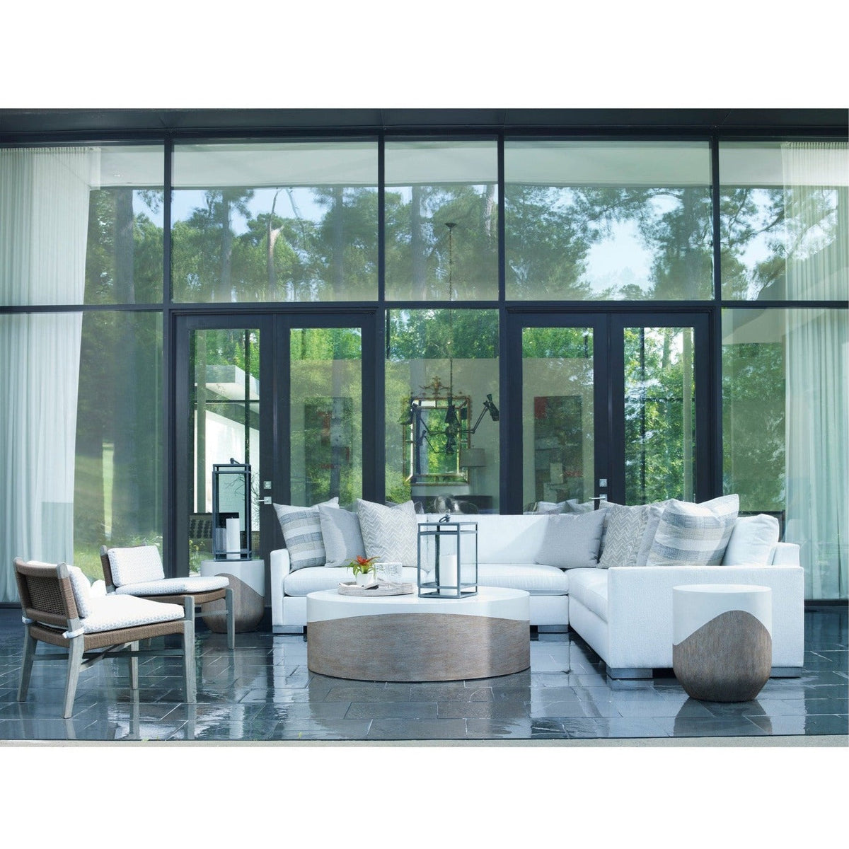 Century Furniture Danny Outdoor Cocktail Table