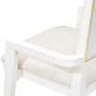 Michael Amini Palm Gate Arm Chair - Cloud White - Set of 2