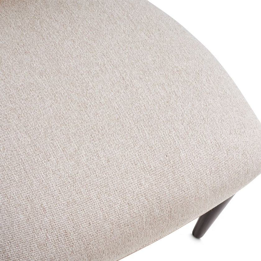 Michael Amini Camellia Field Dining Side Chair - Linen/Warm Pecan - Set of 2