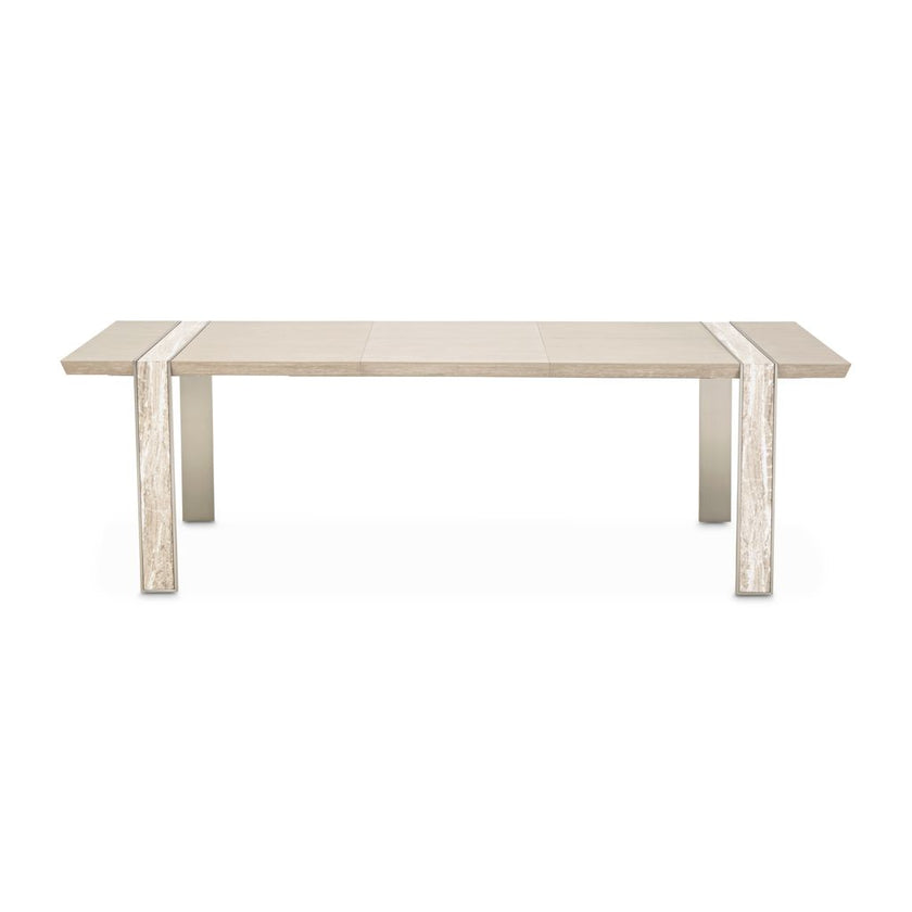 Michael Amini Lotus Bay Narrow Rectangular Dining Table - Sand