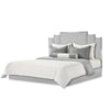 Michael Amini Tulip King Lift Up Storage Bed - Gray