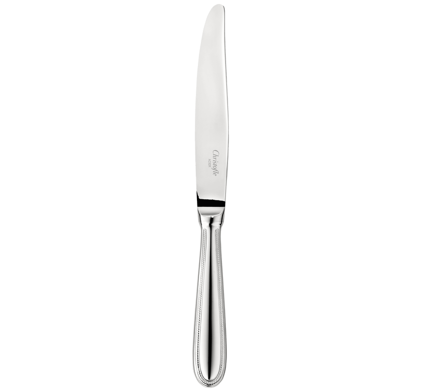 Christofle Steel Perles Stainless Steel Dinner Knife