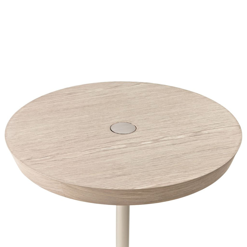 Michael Amini Lotus Bay Chairside Table - Sand
