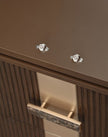 Michael Amini West Kensington Display Cabinet - Medium Espresso