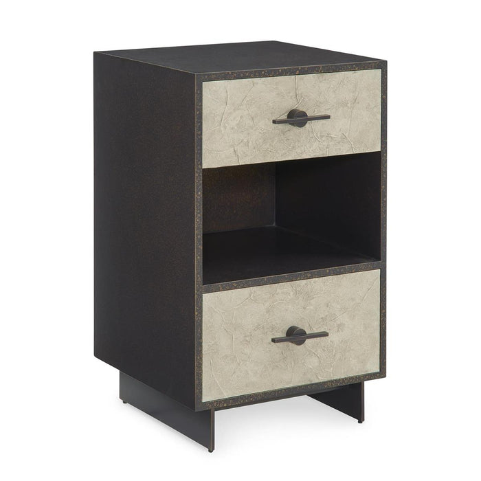 John Richard Nouvelle Two-Drawer Nightstand, Small