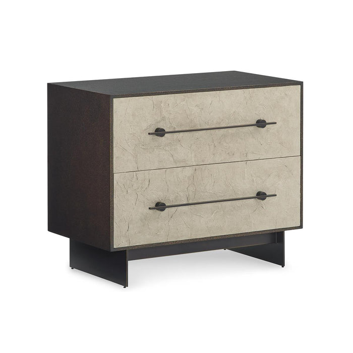 John Richard Nouvelle Two-Drawer Nightstand, Large