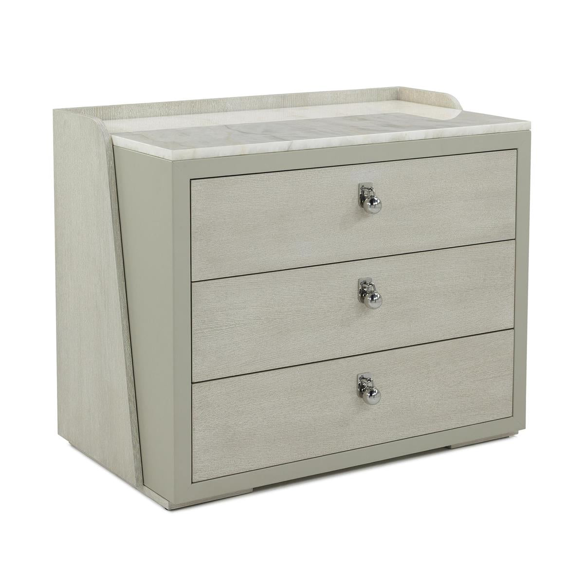 John Richard Metro Three-Drawer Nightstand