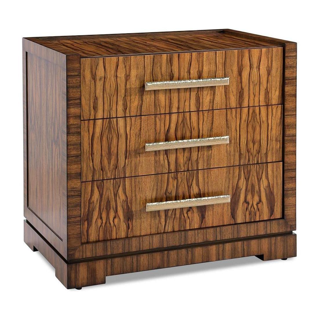 John Richard Borneo Three-Drawer Nightstand