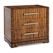 John Richard Borneo Three-Drawer Nightstand