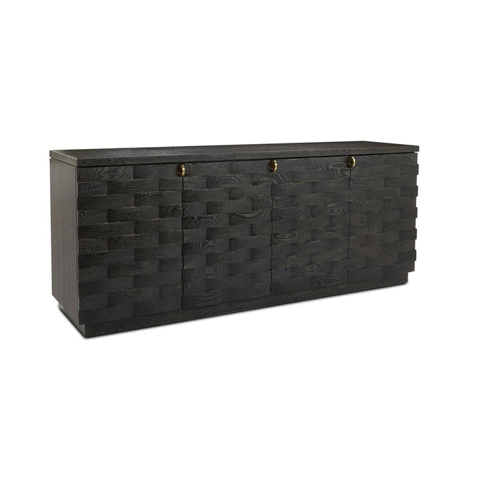 John Richard Tessere Four-Door Credenza, Black