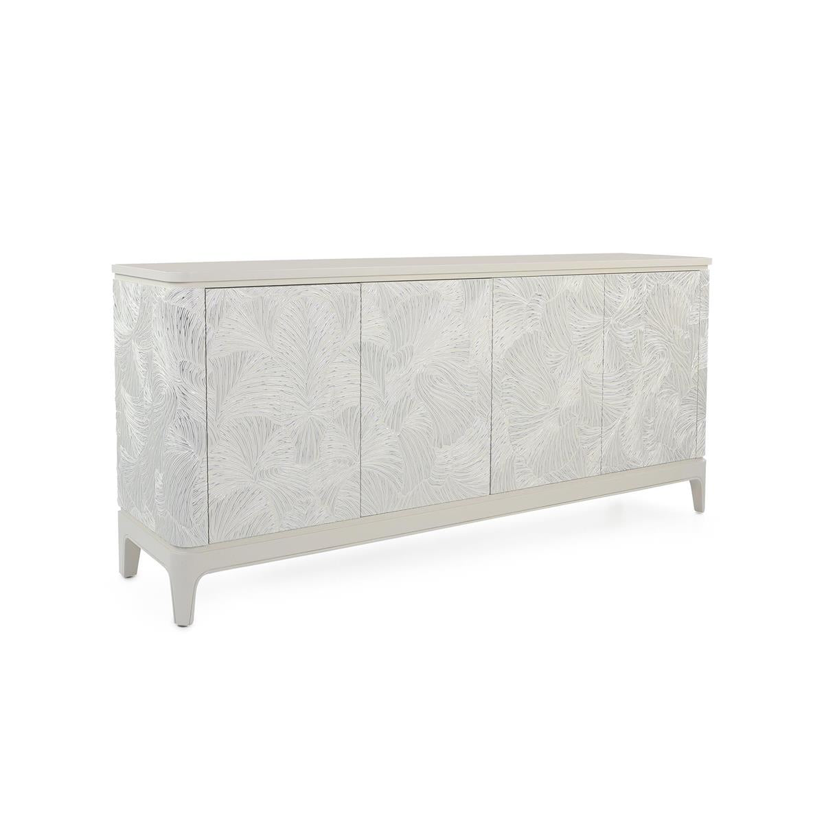 John Richard Ivory Palms Four-Door Credenza