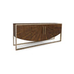 John Richard Korina Four-Door Credenza