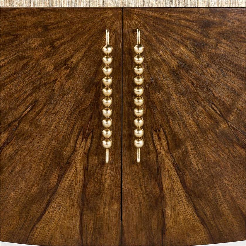 John Richard Korina Four-Door Credenza
