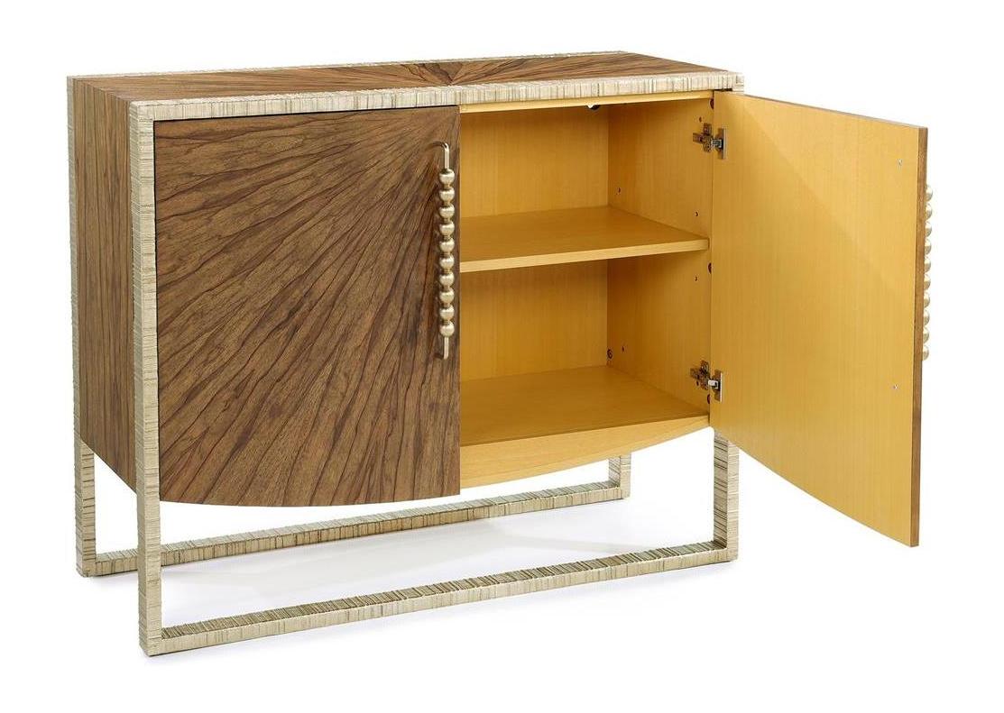 John Richard Korina Two-Door Cabinet