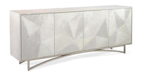 John Richard Vertex Four-Door Sideboard, Silver