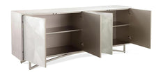 John Richard Vertex Four-Door Sideboard, Silver