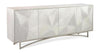 John Richard Vertex Four-Door Sideboard, Silver