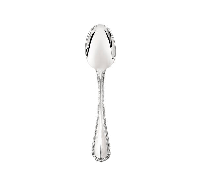 Christofle Steel Perles Stainless Steel Espresso Spoon