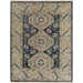 Feizy Fillmore 6943F Traditional Diamond Rug in Blue/Ivory