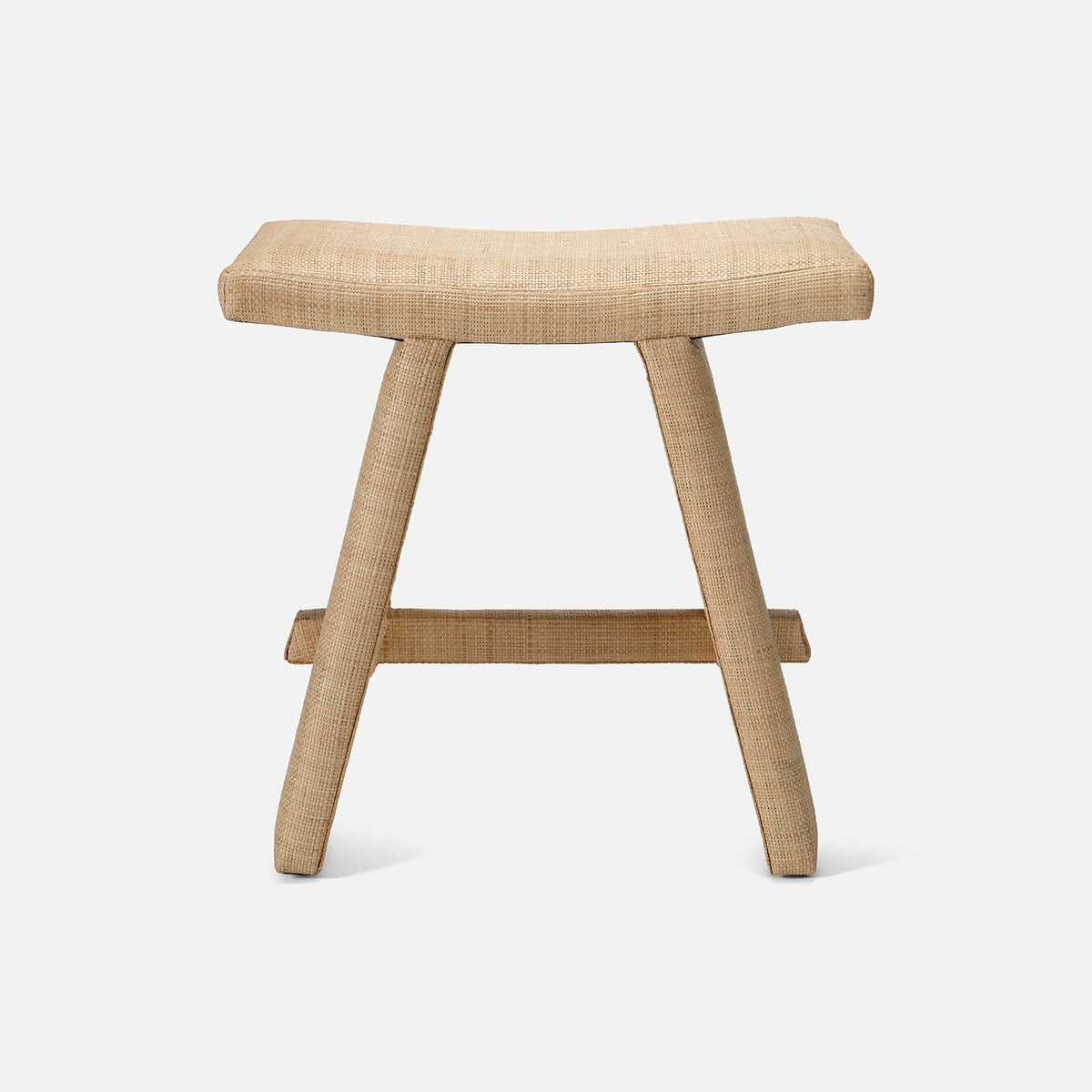 Barth Natural Raffia Bench