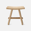 Barth Natural Raffia Bench