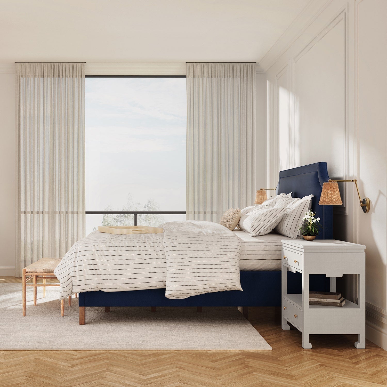 Brooks Upholstered Bed