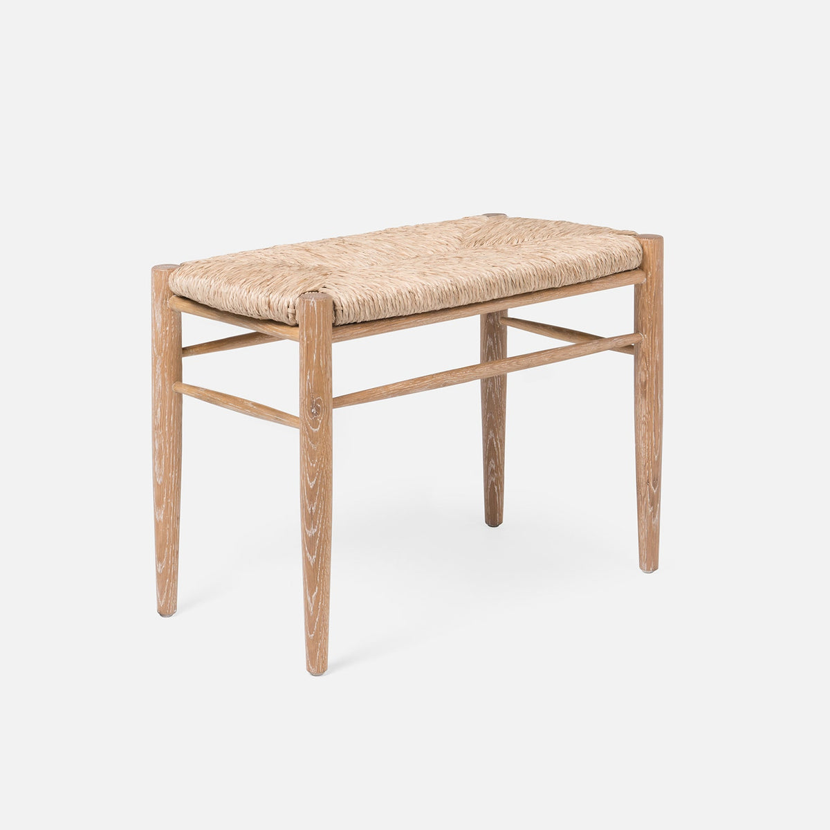 Colwyn Woven Rush Bench