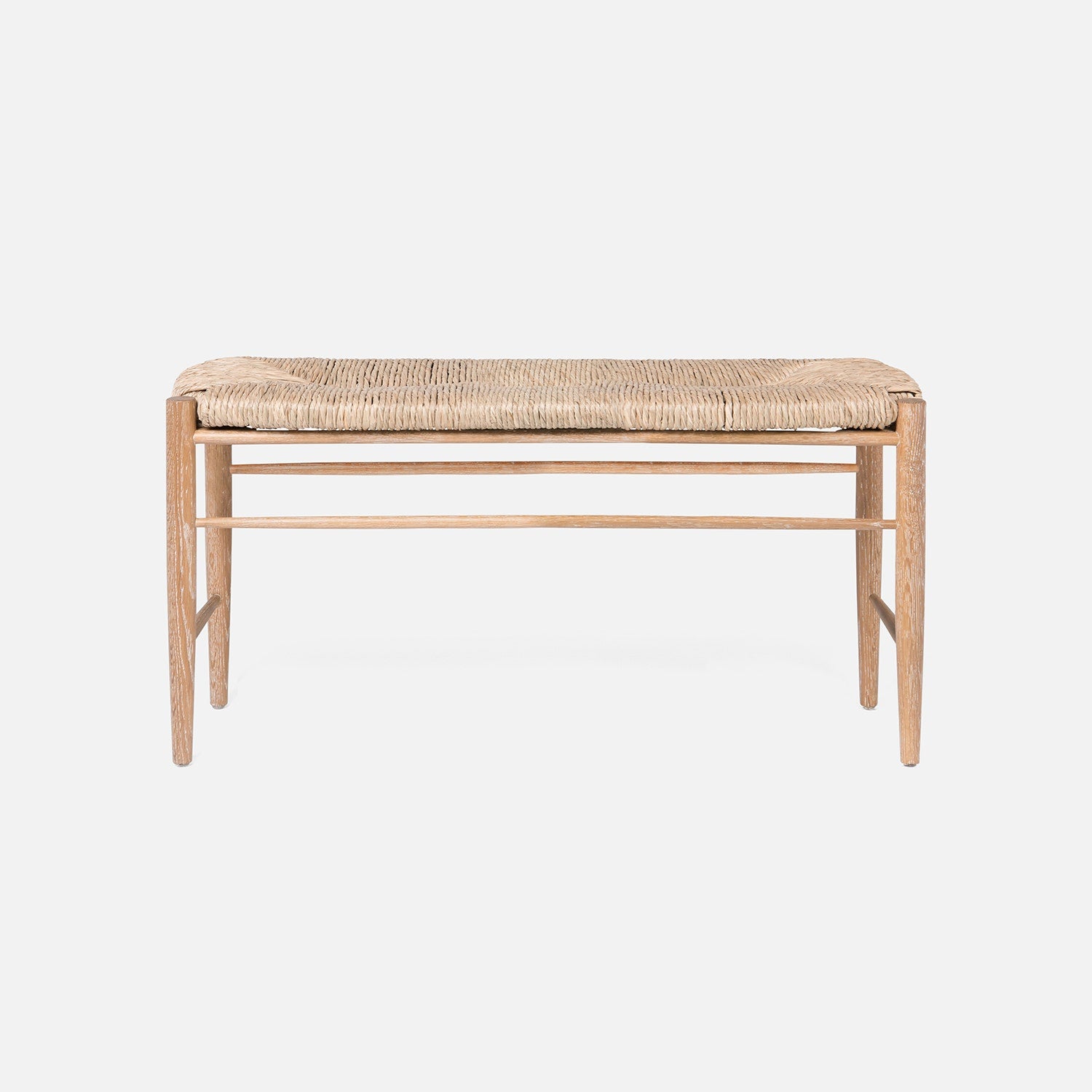 Colwyn Woven Rush Bench