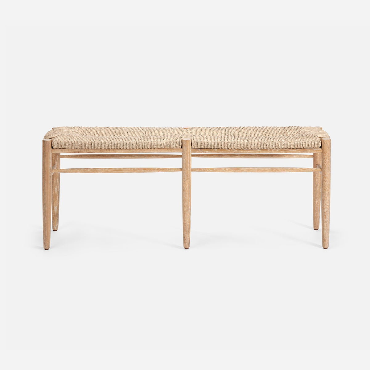 Colwyn Woven Rush Bench