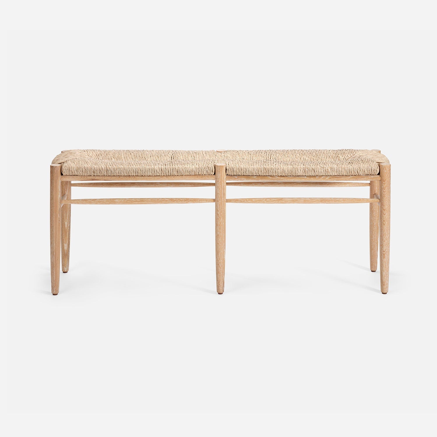 Colwyn Woven Rush Bench