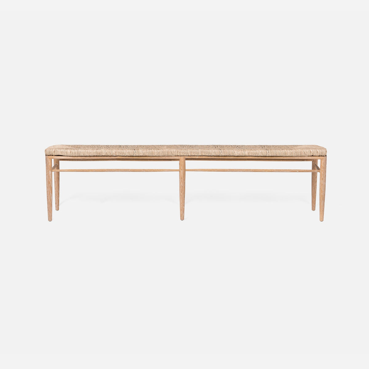 Colwyn Woven Rush Bench