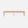 Colwyn Woven Rush Bench