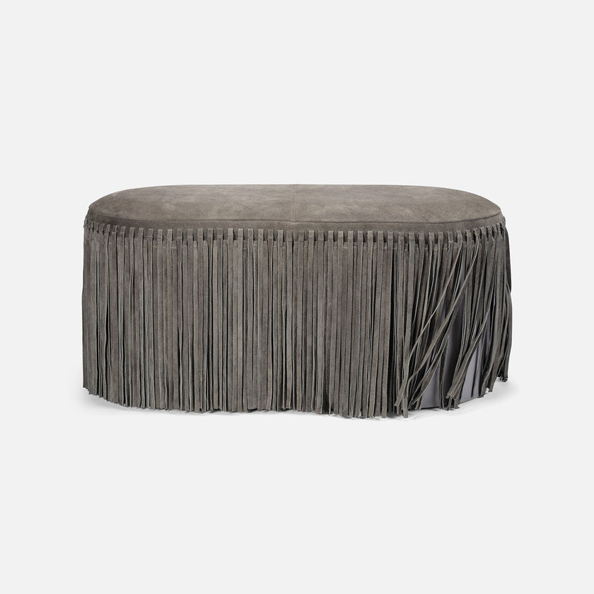 Hallie Suede Bench
