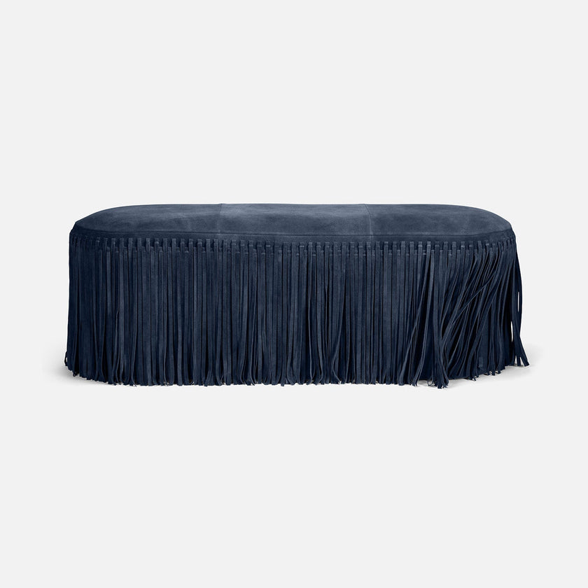 Hallie Suede Bench