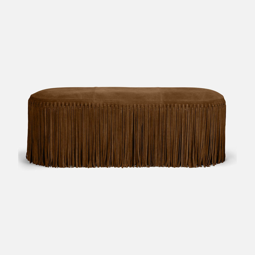 Hallie Suede Bench