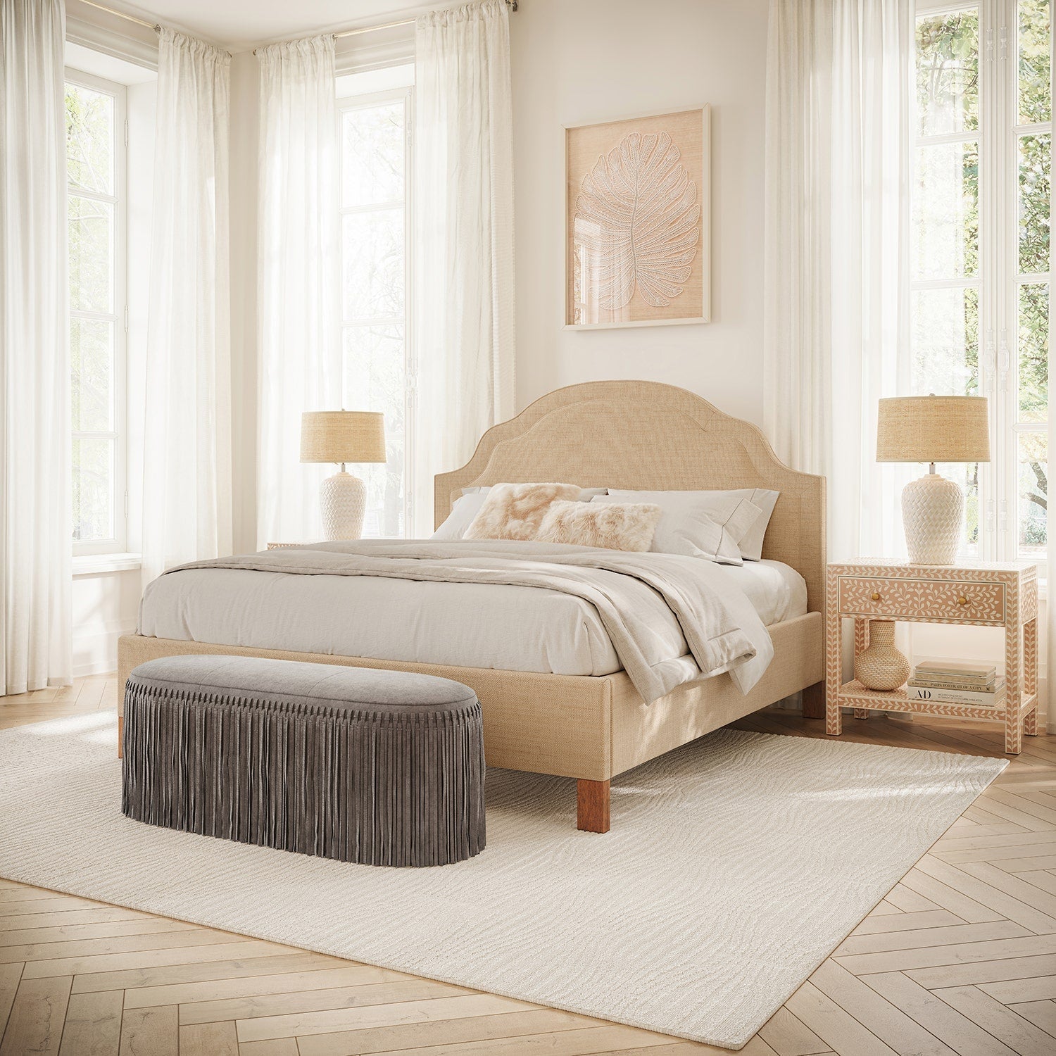 Scarlett Upholstered Bed