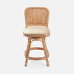Tatum Upholstered Swivel Counter Stool